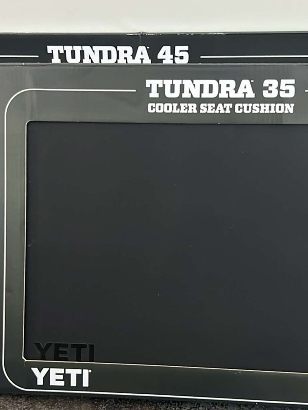 Yeti Tundra 35 Cooler Seat Cushion Pad NEW Rare Black